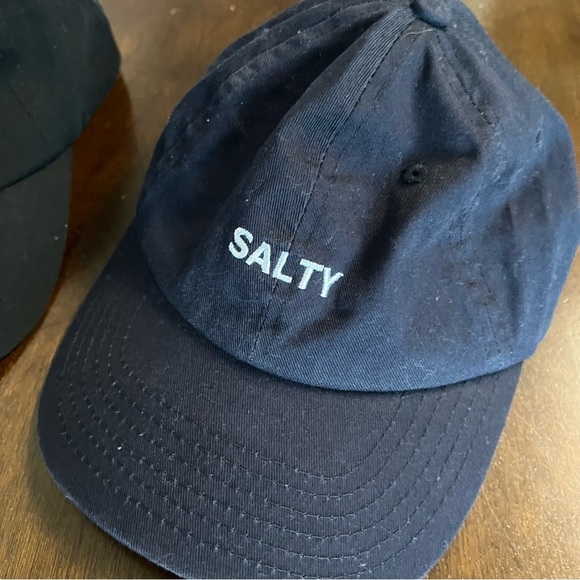 Graphic Hats Ball Caps Lot of Three Salty, Bad Hair Day, Bye Trendy - Picture 2 of 11